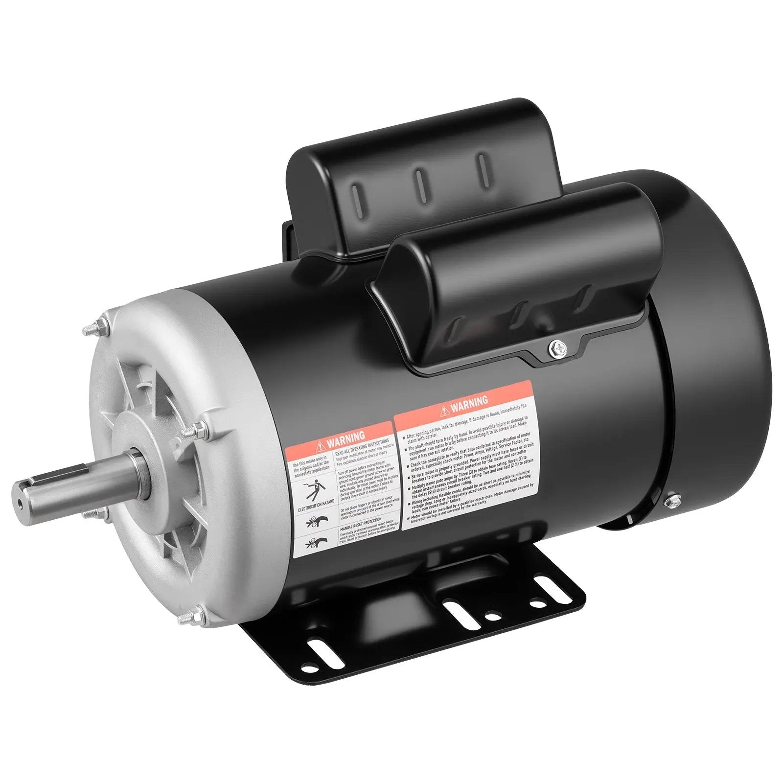5 HP Electric Motor for Air Compressors, 3450 RPM, Single-Phase 230V by HouseOfZazla