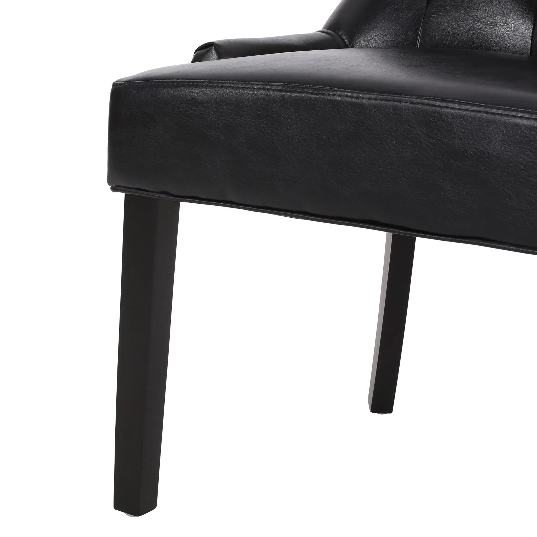 Cheney Contemporary Dining Chair Tufted Upholstery (Set of 2) by HouseOfZazla