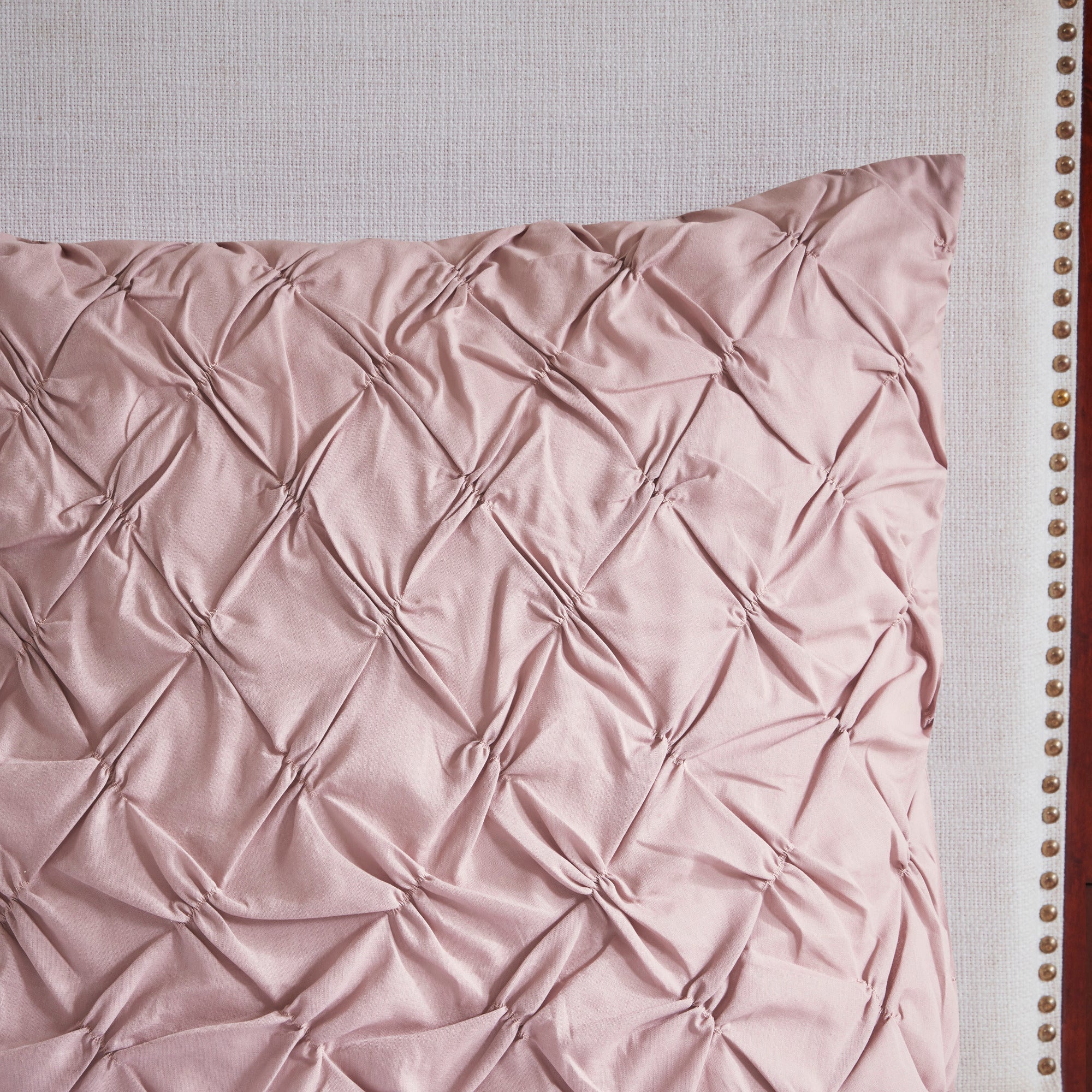 8 Piece Cotton Printed Comforter Set Blush Queen by HouseOfZazla