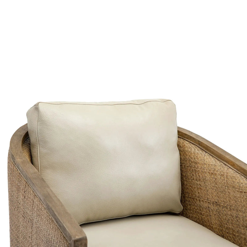 Barrel, Comfy Round Accent Sofa Chair With 360 Degree Swivel, Leisure Arm by HouseOfZazla