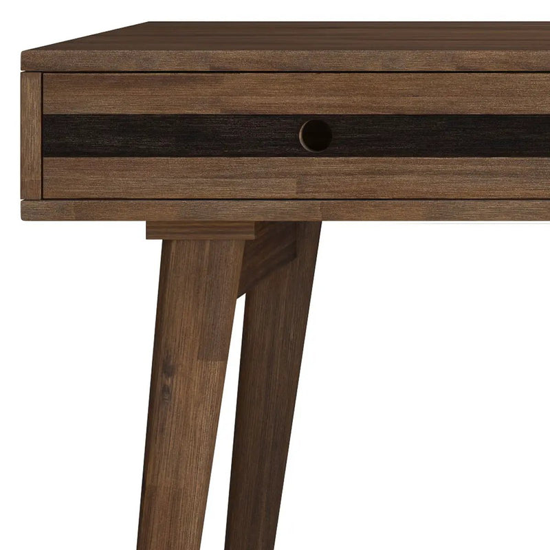Clarkson - Desk - Rustic Natural Aged Brown by HouseOfZazla