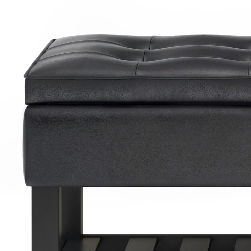 Cosmopolitan - Storage Ottoman Bench With Open Bottom by Unique Piece Furniture