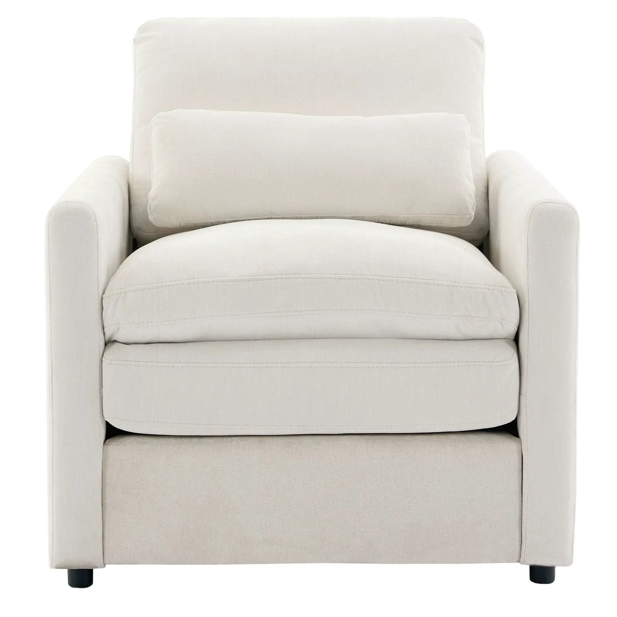 Cozy Upholstered Cushion Armchair For Living Room by HouseOfZazla