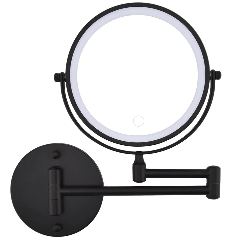 Rechargeable Wall Mounted Makeup Mirror 8'' Magnifying Mirror, photo 2 of 9