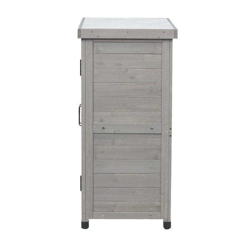 Potting Bench With Storage Cabinet And Metal Table Top For Outdoor by HouseOfZazla