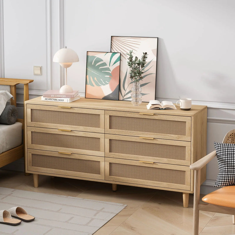 6 Drawer Storage Modern Cabinet For Bedroom by Unique Piece Furniture