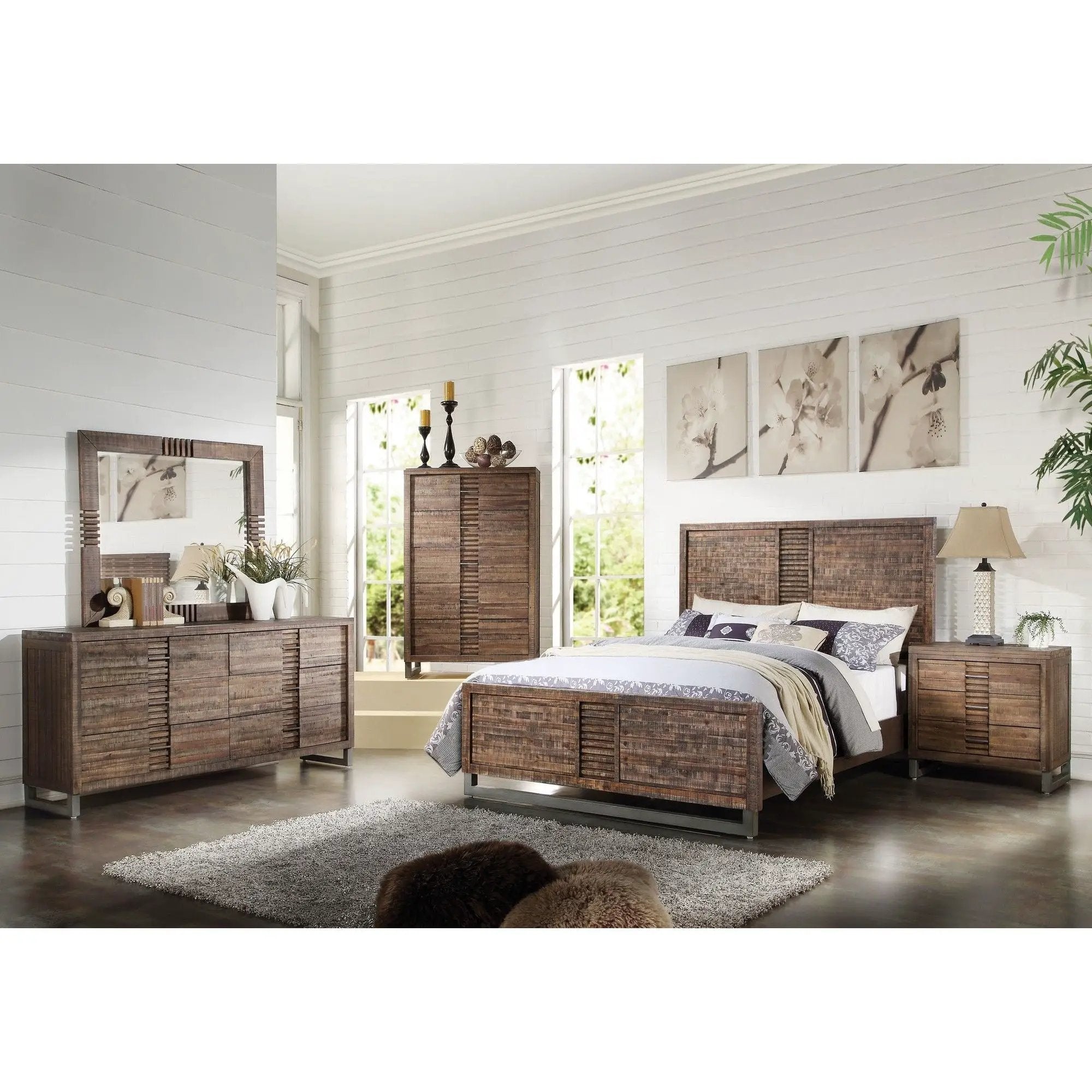 Andria - Reclaimed Mirror - Oak by Unique Piece Furniture