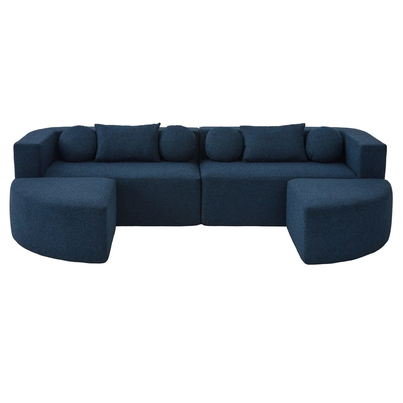 Boneless - Couch Modular Sectional Sofa With Deep Seating And Curved Design by Unique Piece Furniture