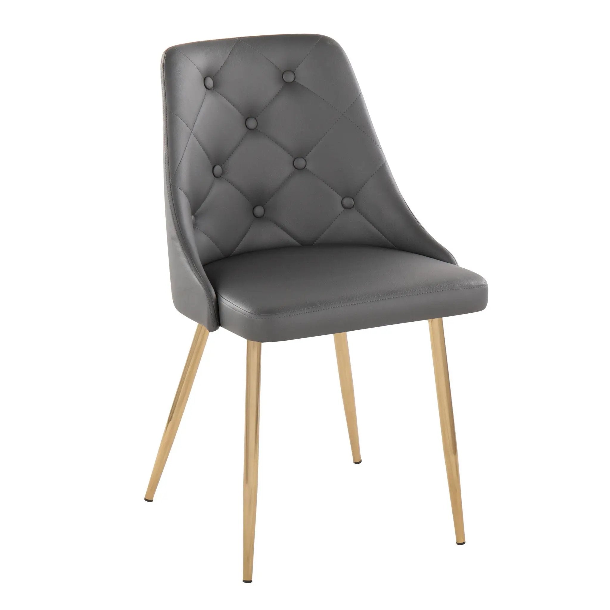 Marche - Contemporary Dining Chair With Metal Legs (Set of 2) by HouseOfZazla