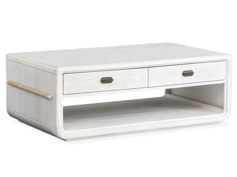 Sunset Cove - Rectangular Cocktail Table With Casters by Unique Piece Furniture