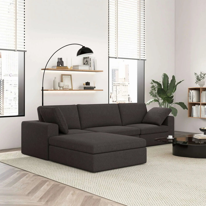 Cecilia - Modular Corner Sectional Modern Sofa by HouseOfZazla