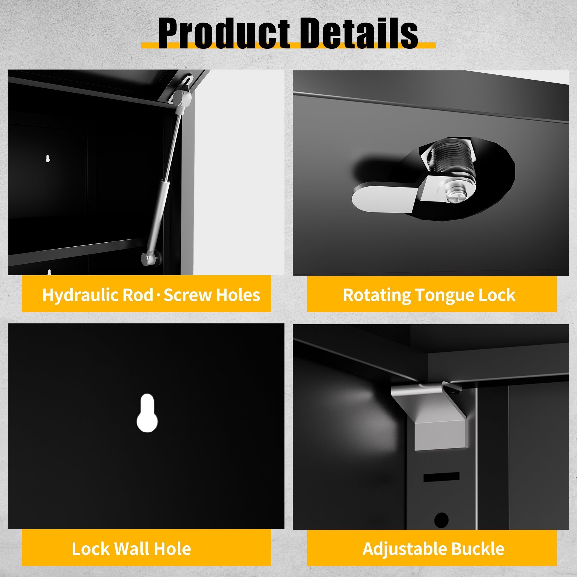 Heavy Duty Metal Wall Mounted Tool Storage Cabinet by HouseOfZazla