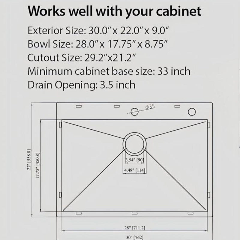 Topmount Stainless Steel Kitchen Sink by HouseOfZazla
