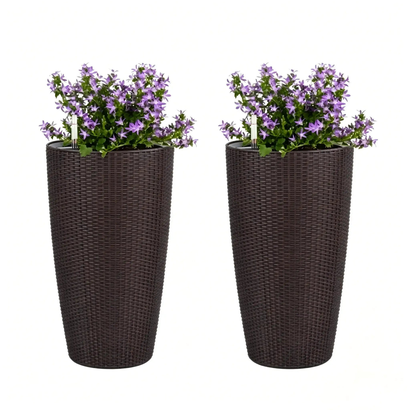 Tall Planters Set With Water Level Monitor And Auto Watering by HouseOfZazla