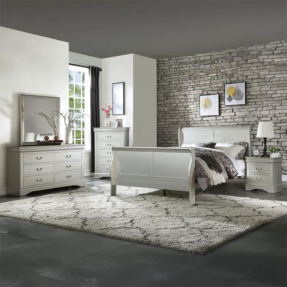 Louis Philippe III - Bed (FB 34"H) by Unique Piece Furniture