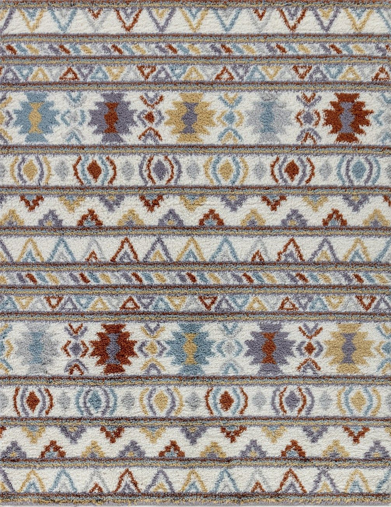 Loft Shag - 7'10" X 9'10" Shaggy Area Rug - Multi, Polypropylene by HouseOfZazla