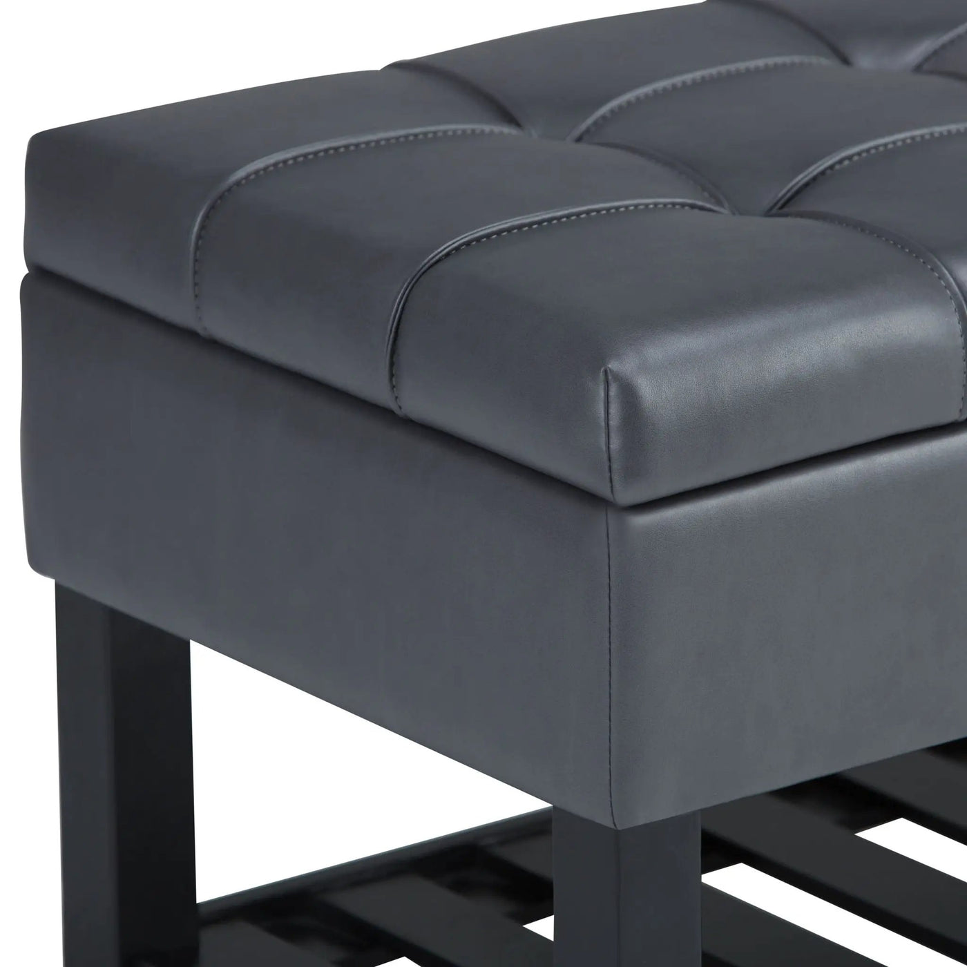 Saxon - Upholstered Transitional Storage Ottoman Bench by Unique Piece Furniture
