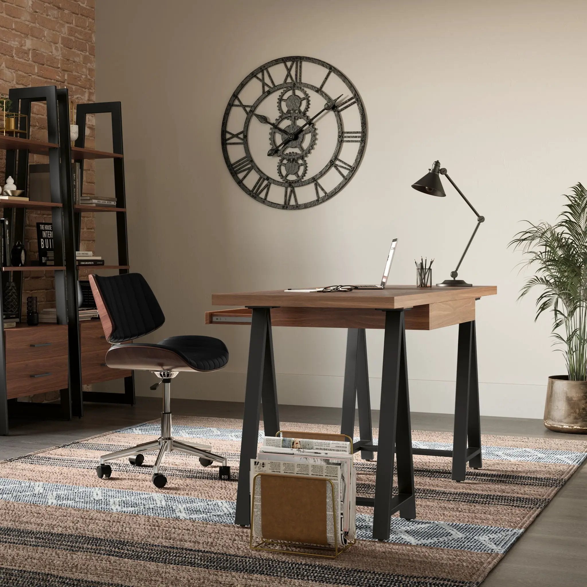 Sawhorse - Handcrafted Solid Desk by Unique Piece Furniture