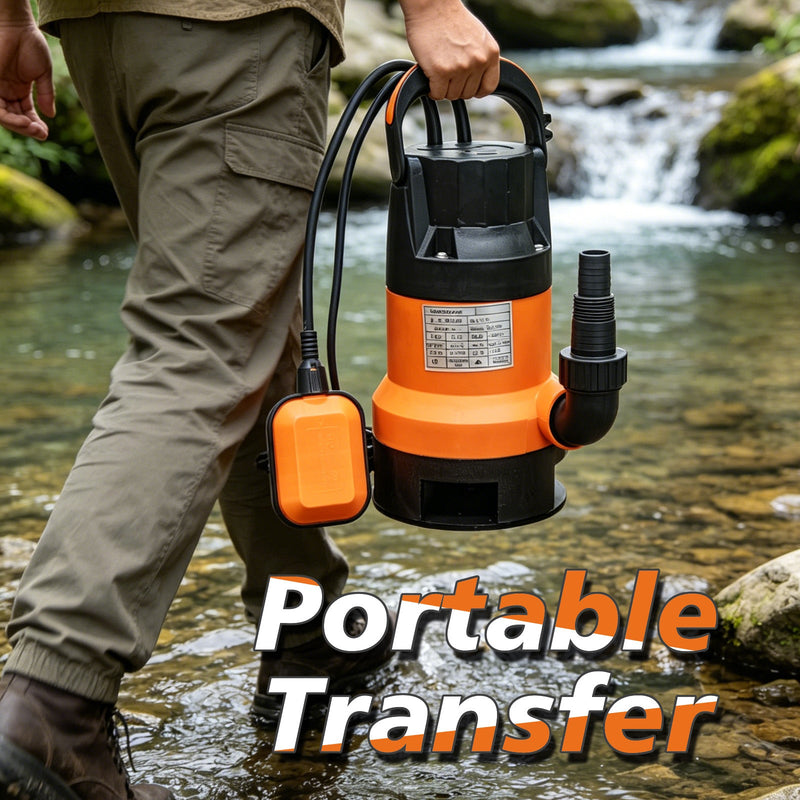Submersible Pump with Auto Float Switch by HouseOfZazla