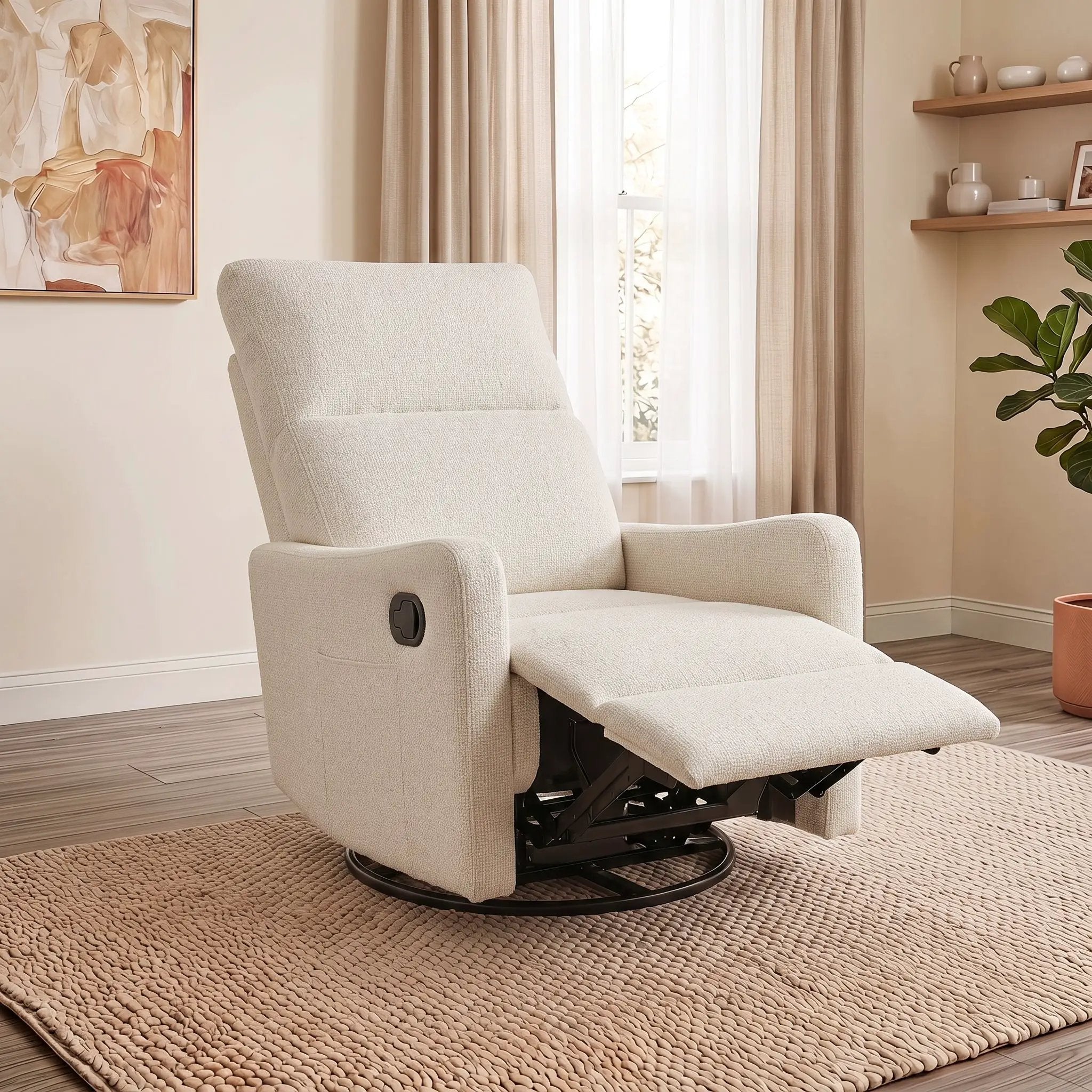 Manual Swivel Rocker Recliner Chair by HouseOfZazla