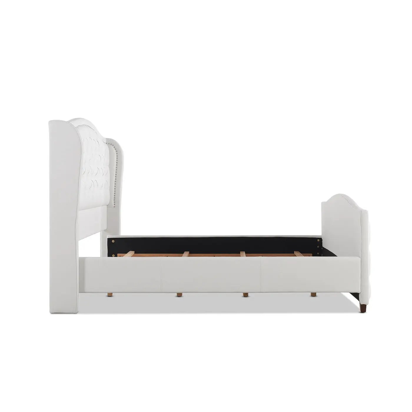 Marcella - Upholstered Shelter Headboard Bed Set by Unique Piece Furniture
