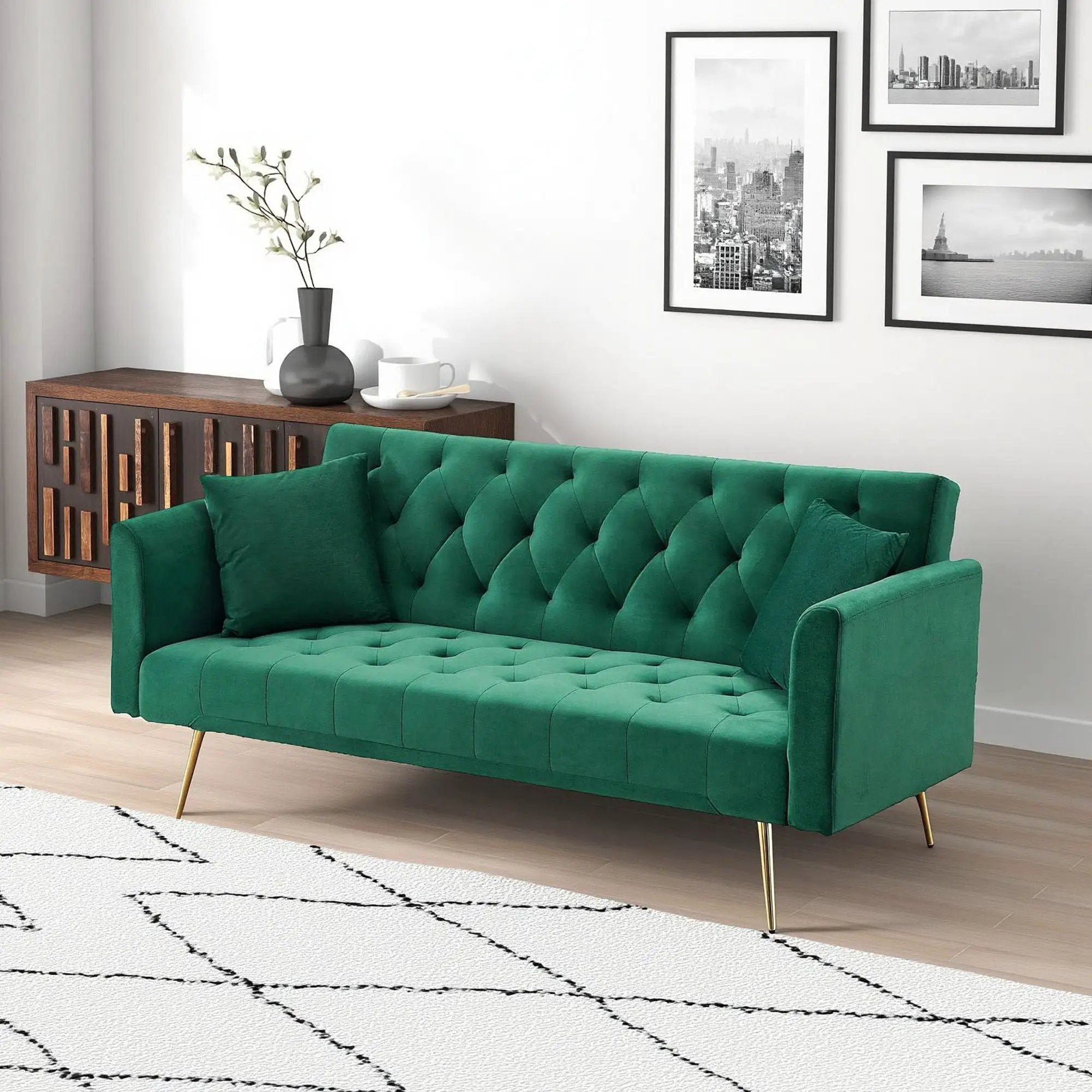 Convertible Double Folding Living Room Sofa Bed by HouseOfZazla