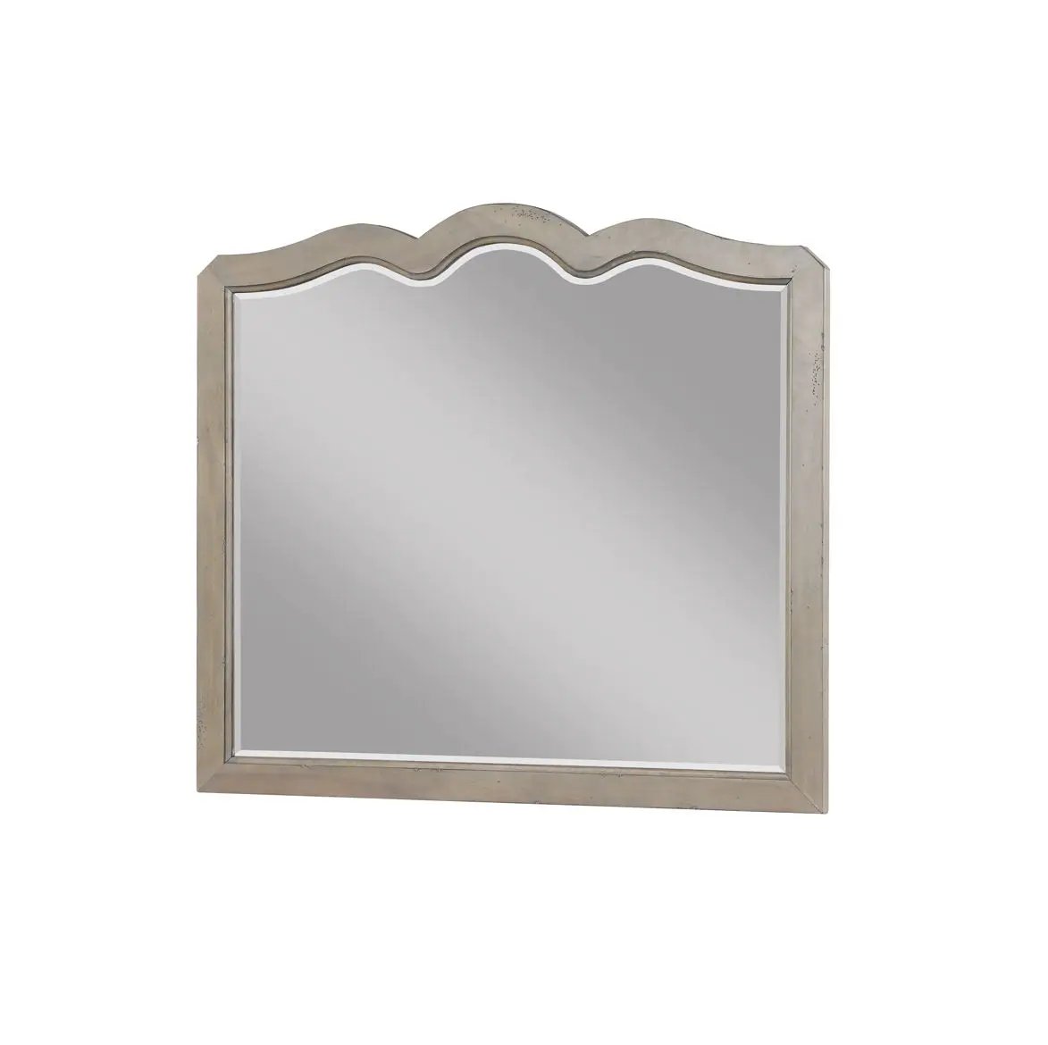 Scallop Shaped Mirror - White Poplar by HouseOfZazla