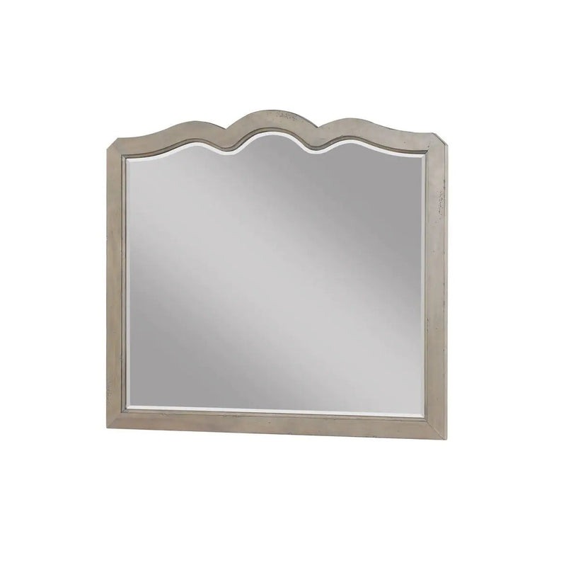 Scallop Shaped Mirror - White Poplar by HouseOfZazla