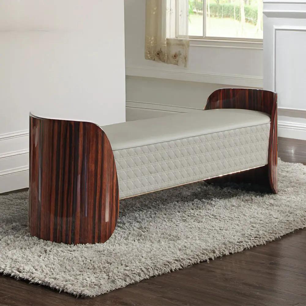 Jamonica - Bench - Gray & Dark Brown by Unique Piece Furniture