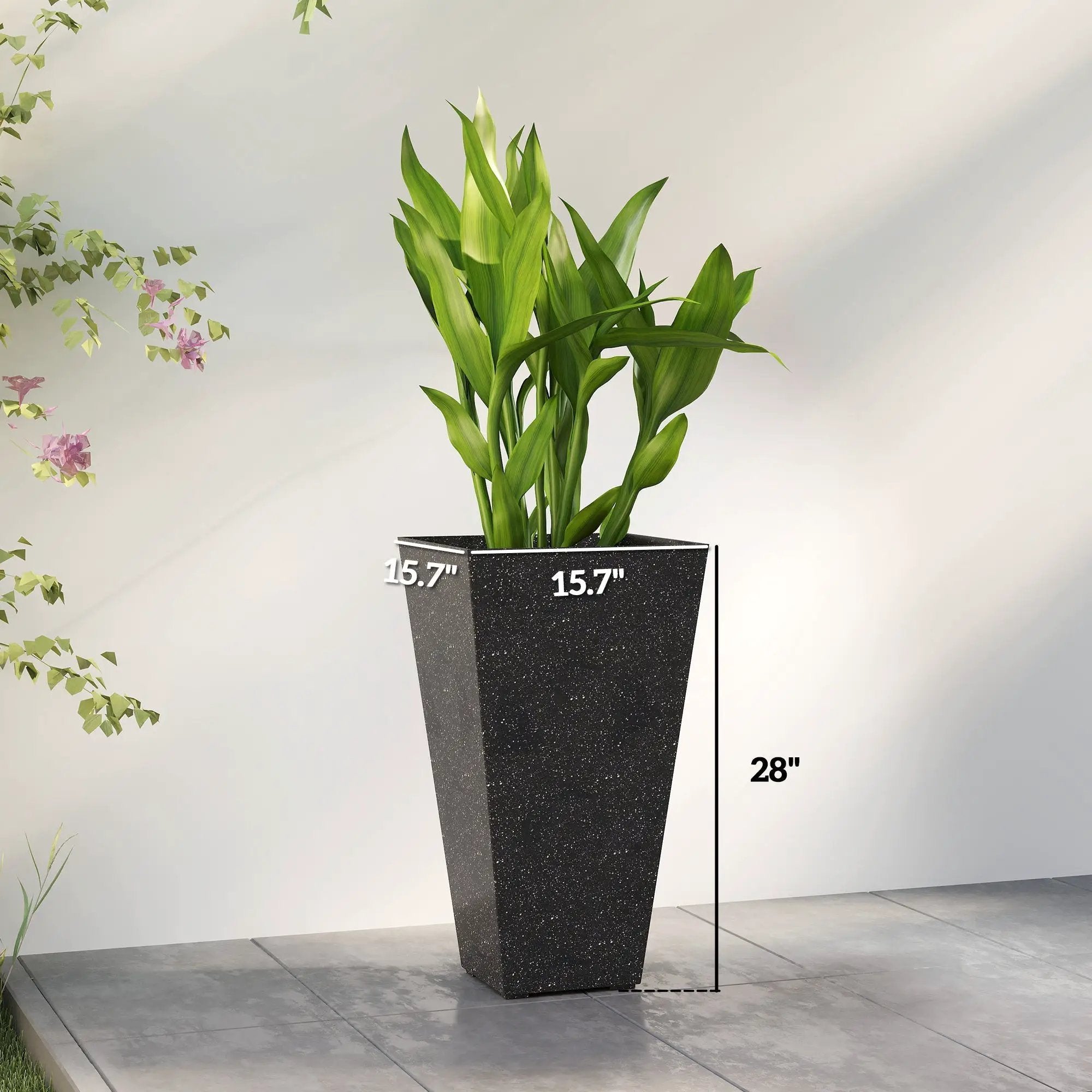 Stackable Taper Planters, Set of 3 by HouseOfZazla