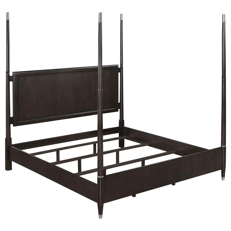 Emberlyn Wood Queen Poster Bed Brown by Unique Piece Furniture