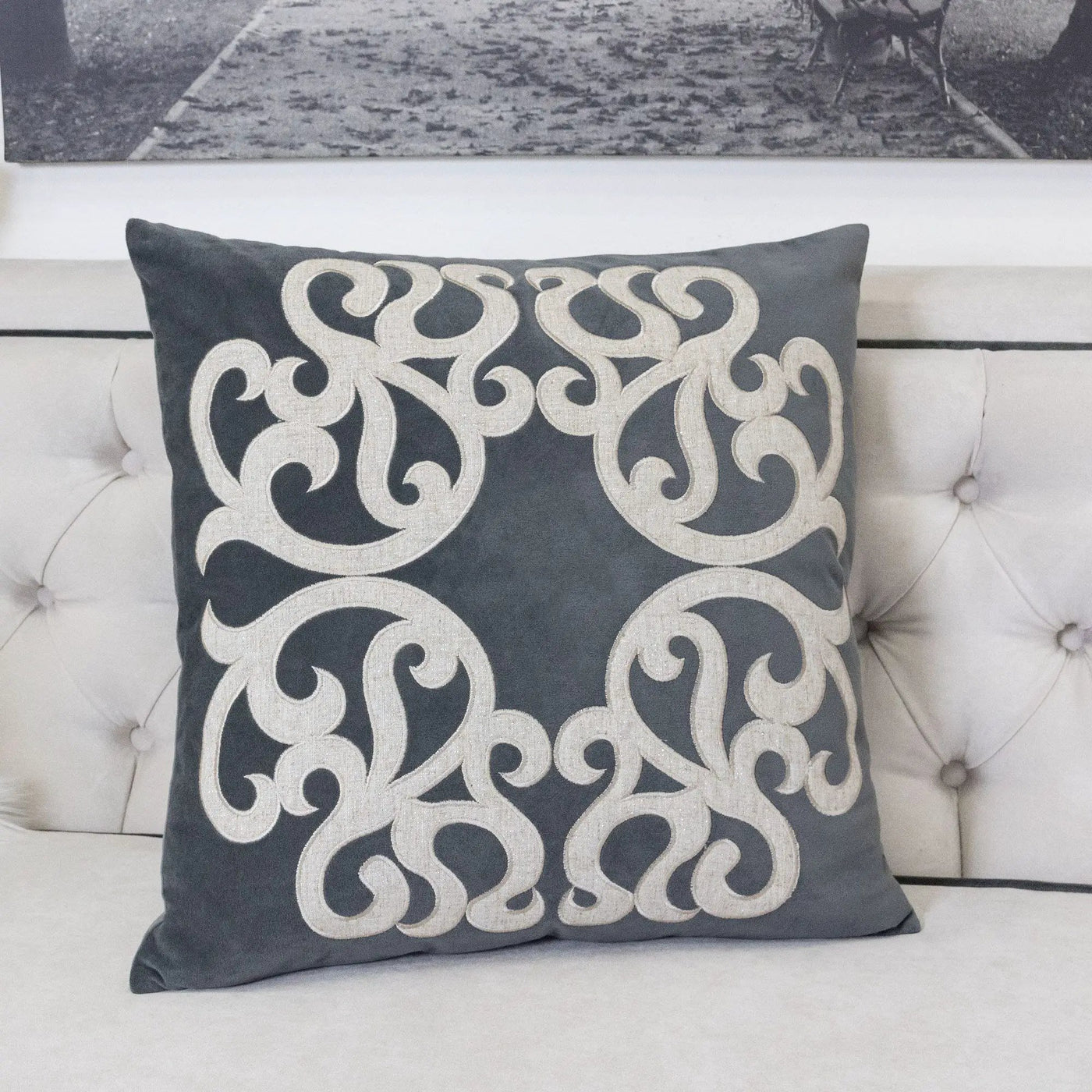 Dora - Pillow Cover With Matching Back by Unique Piece Furniture