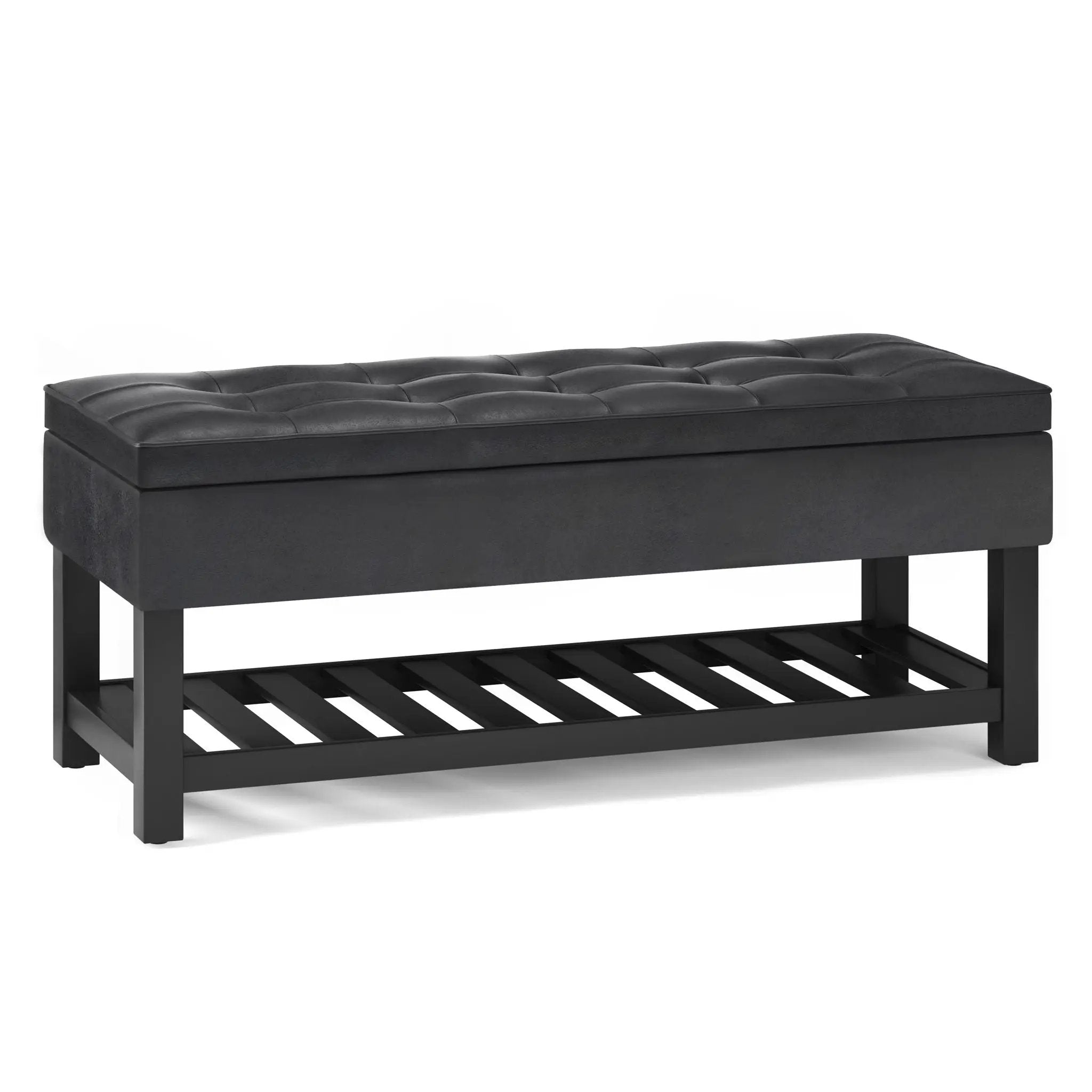 Cosmopolitan - Storage Ottoman Bench With Open Bottom by Unique Piece Furniture
