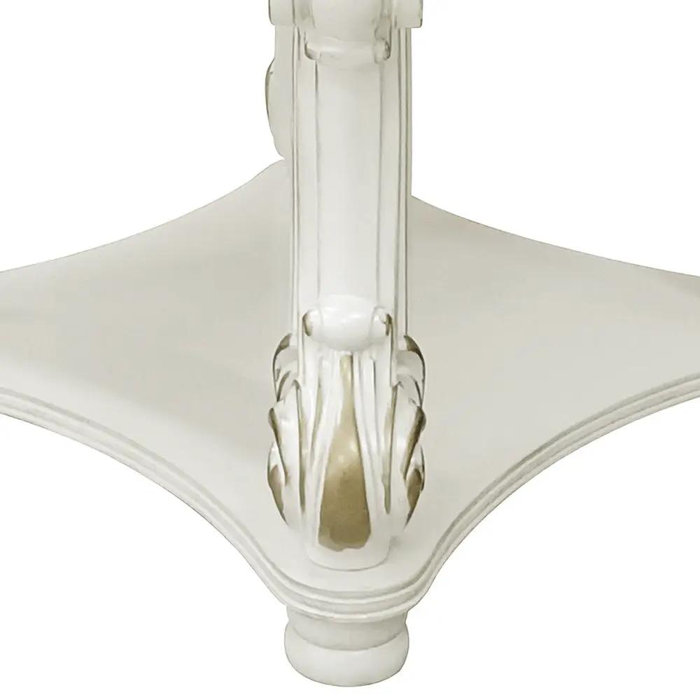 Vendome - 31" End Table - Antique Pearl by Unique Piece Furniture