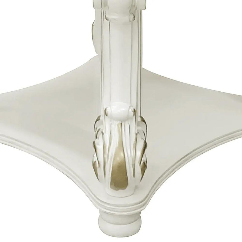 Vendome - 31" End Table - Antique Pearl by Unique Piece Furniture
