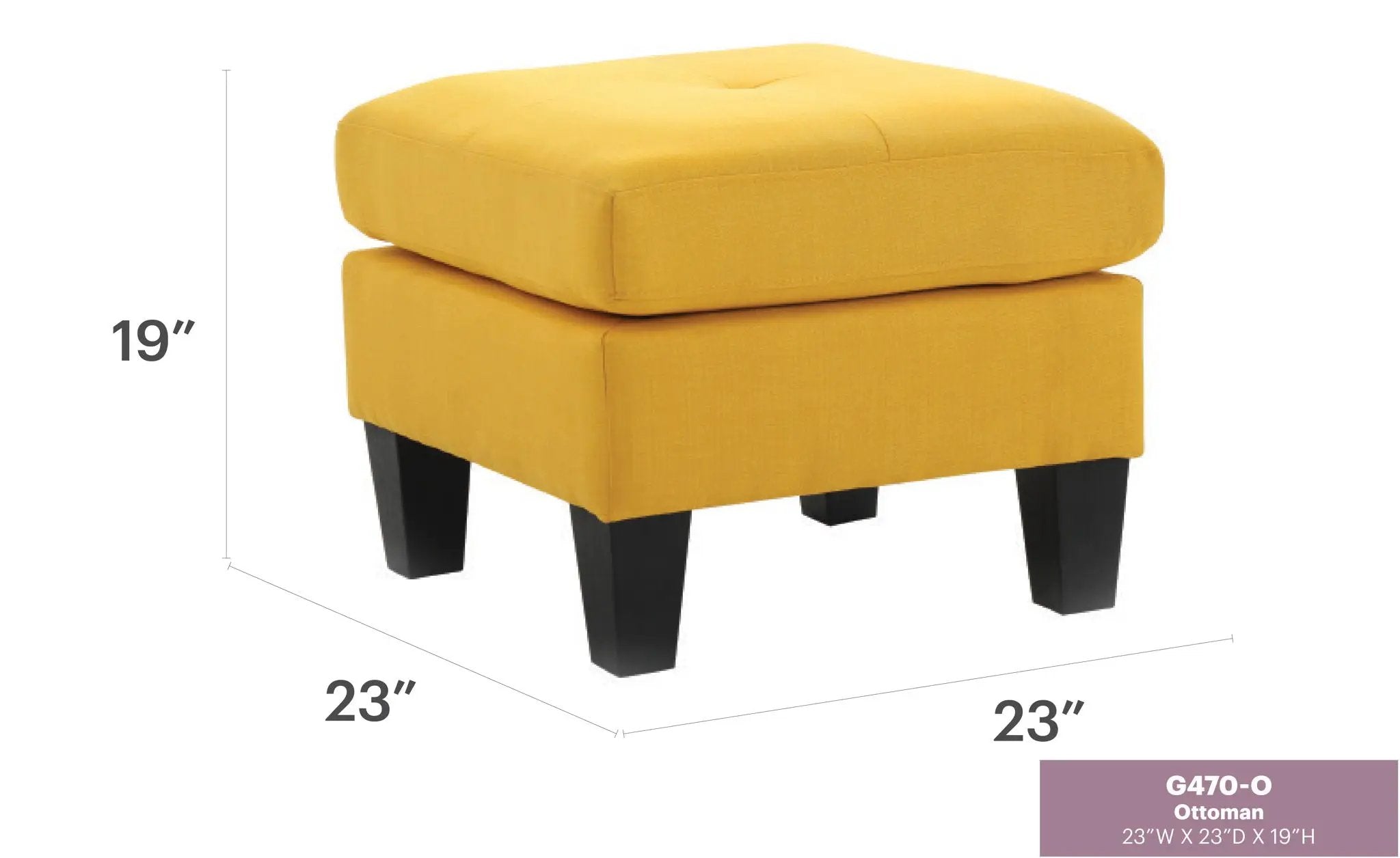 Casual Ottoman For Stylish Spaces by Unique Piece Furniture