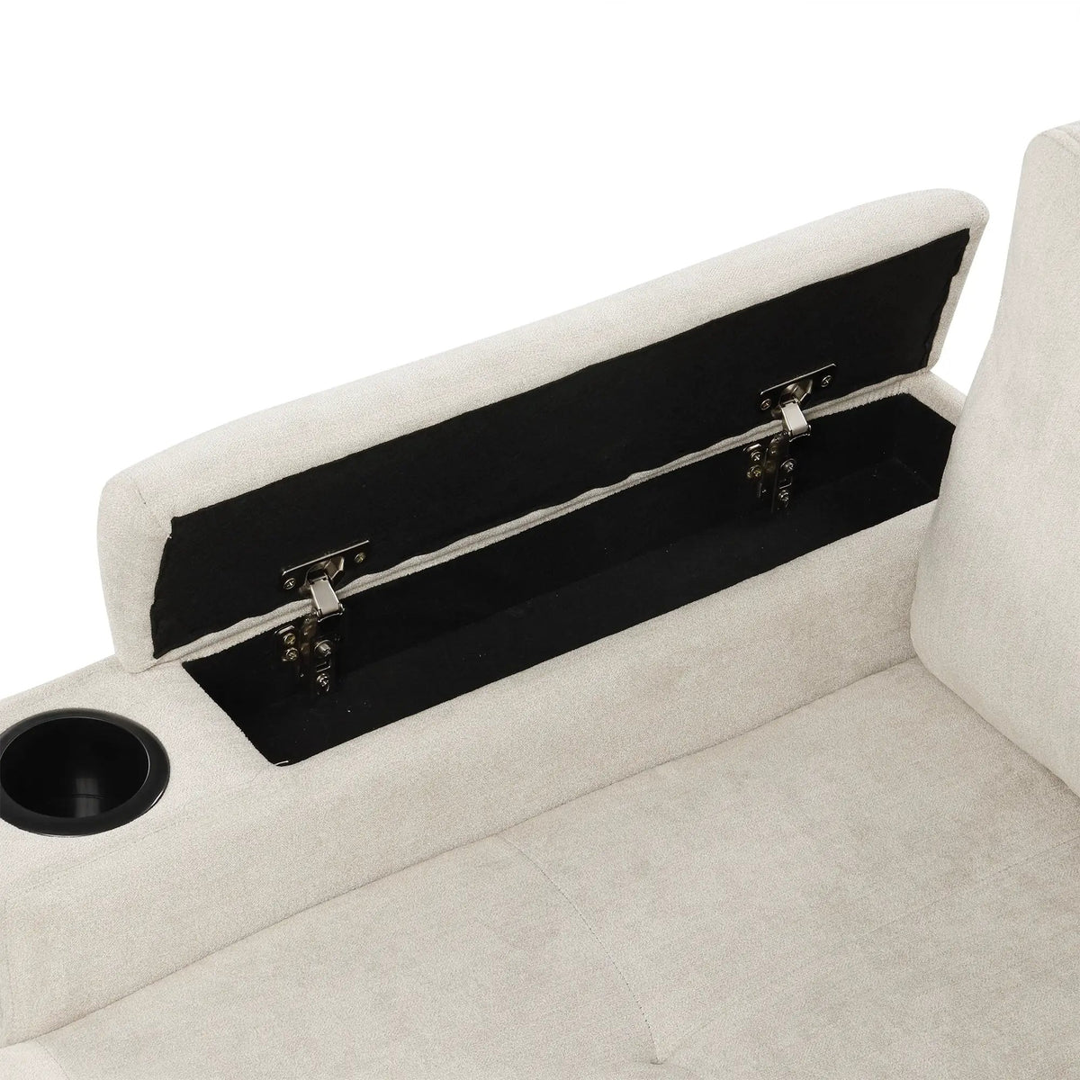 83.5" L-Shaped Sofa Couch Convertible Sofa Bed by HouseOfZazla