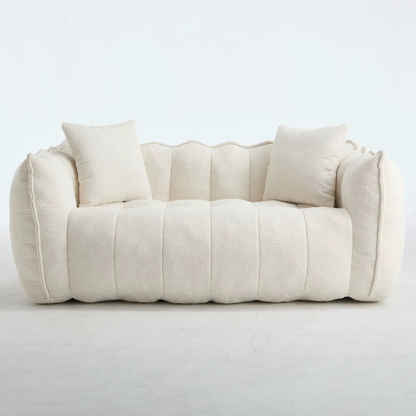 Cozy Beanbag Chair With High Resilience Foam Core For 2 by Unique Piece Furniture