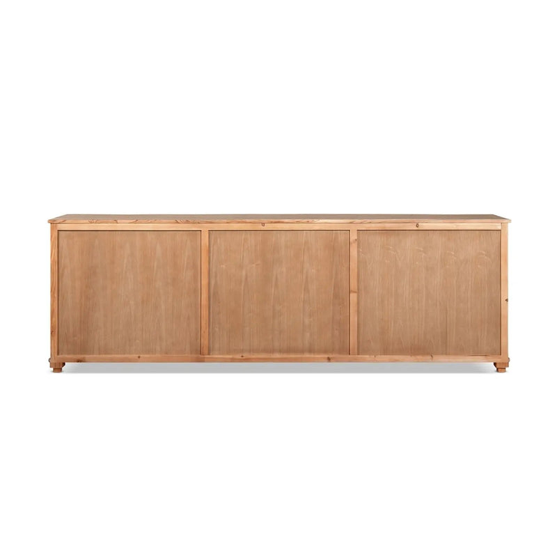 Colette - 6 Door Cabinet Sideboard - Brown by HouseOfZazla