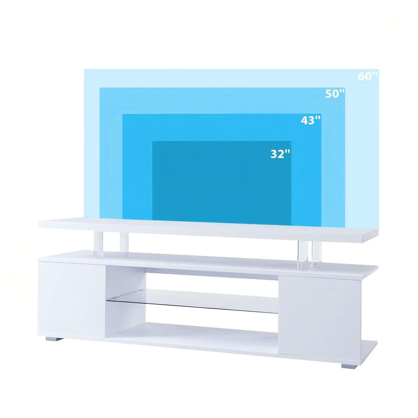 TV Stant With LED And Large Side Cabinet by HouseOfZazla