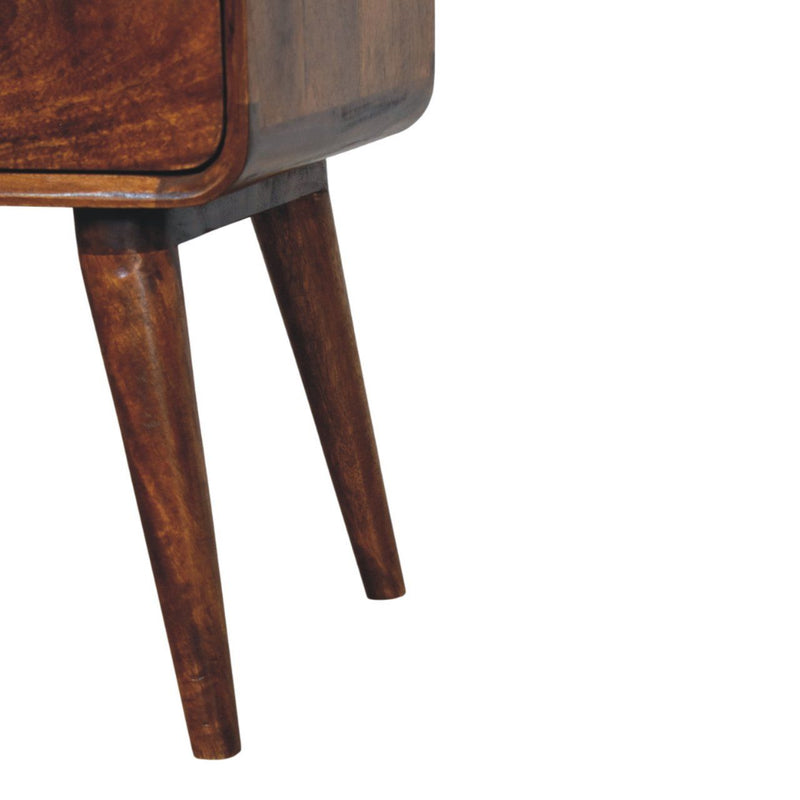 Avora - 3 Drawer Nightstand - Brown by HouseOfZazla