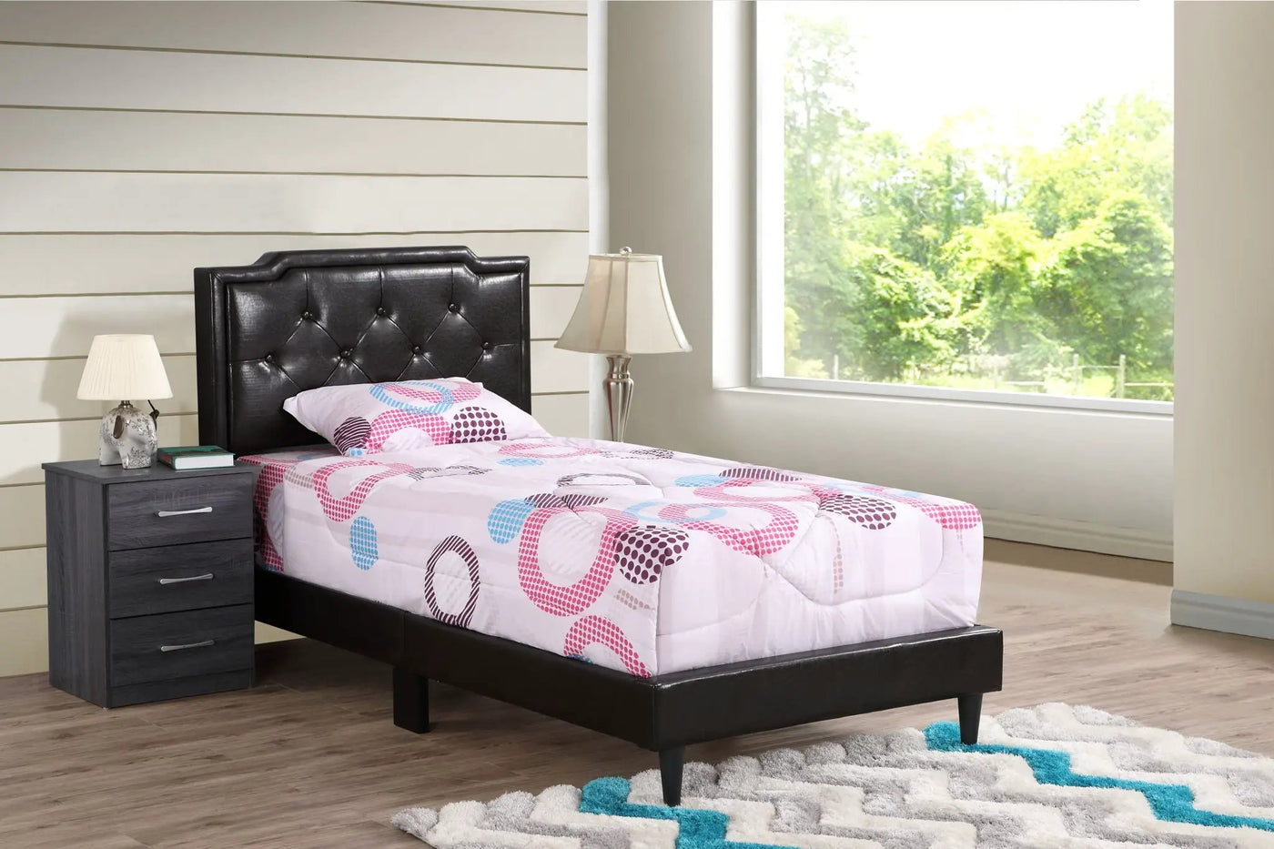 Button Tufted Bed Charming For Cozy Spaces by HouseOfZazla