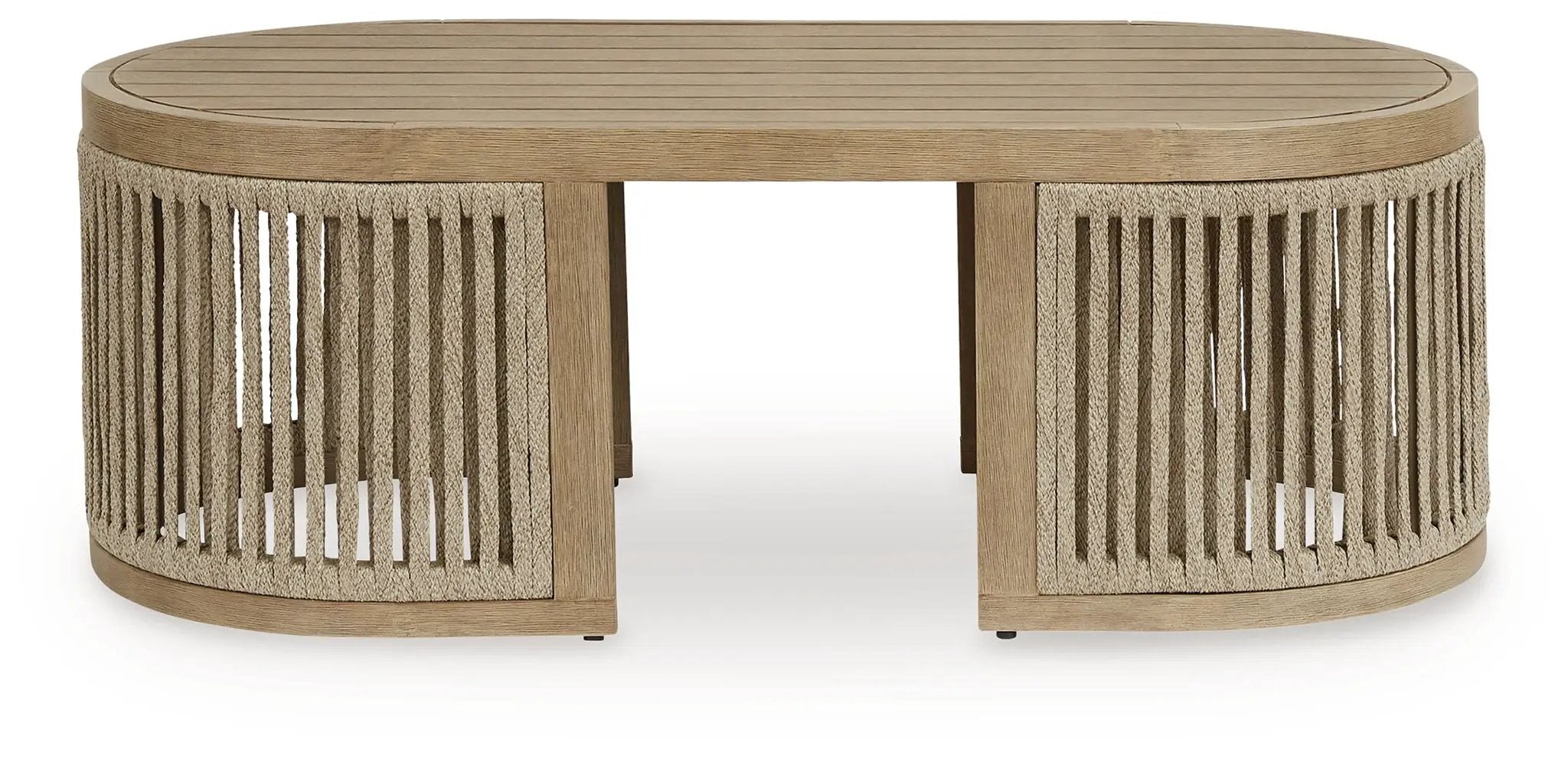Serena Shores - Rectangular Cocktail Table - Beige by Unique Piece Furniture