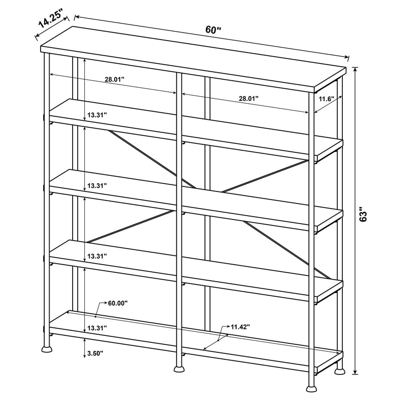 Double Wide Bookcase Shelves by HouseOfZazla