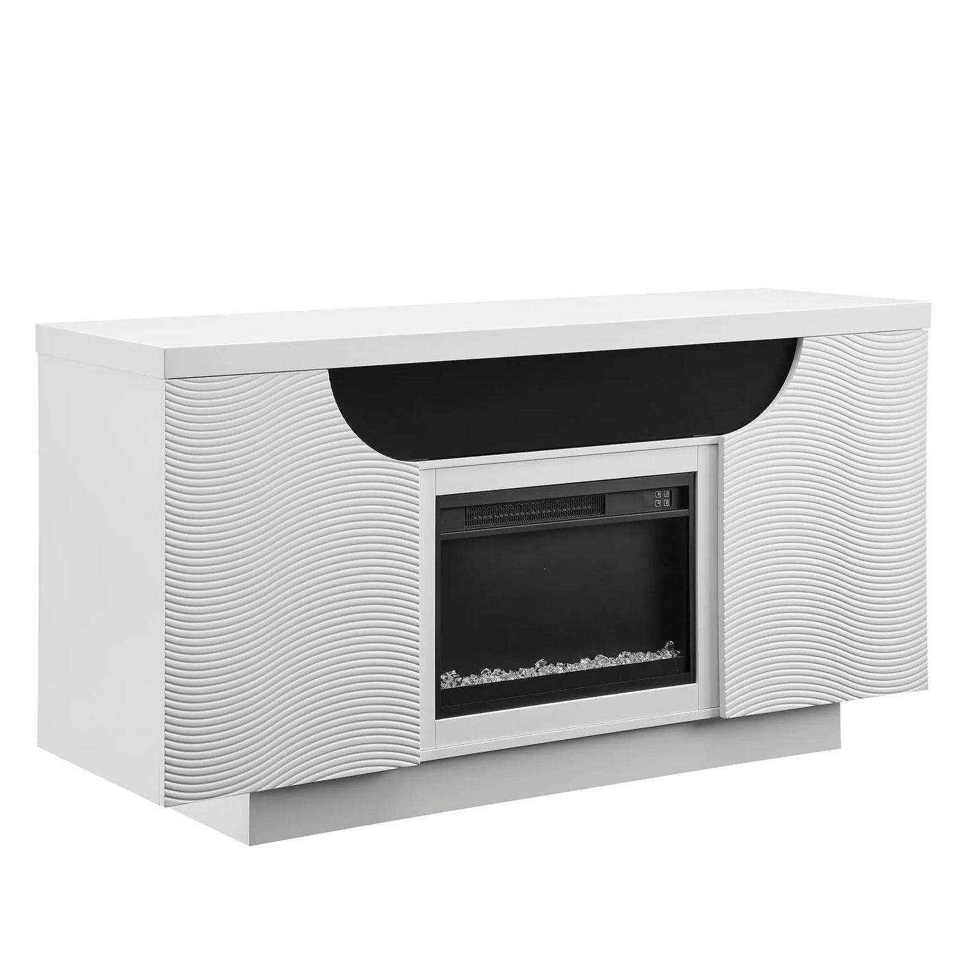 Alessia - Electric Fireplace With Multi Color LED And Flame Settings by HouseOfZazla