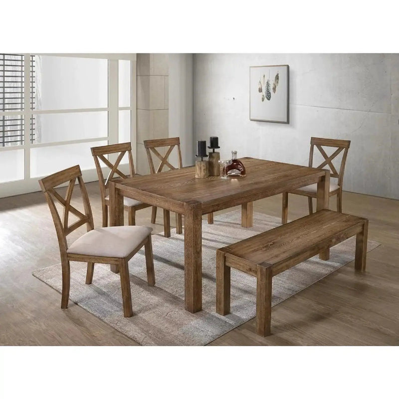 Dining Bench For Dining Room - Brown by HouseOfZazla