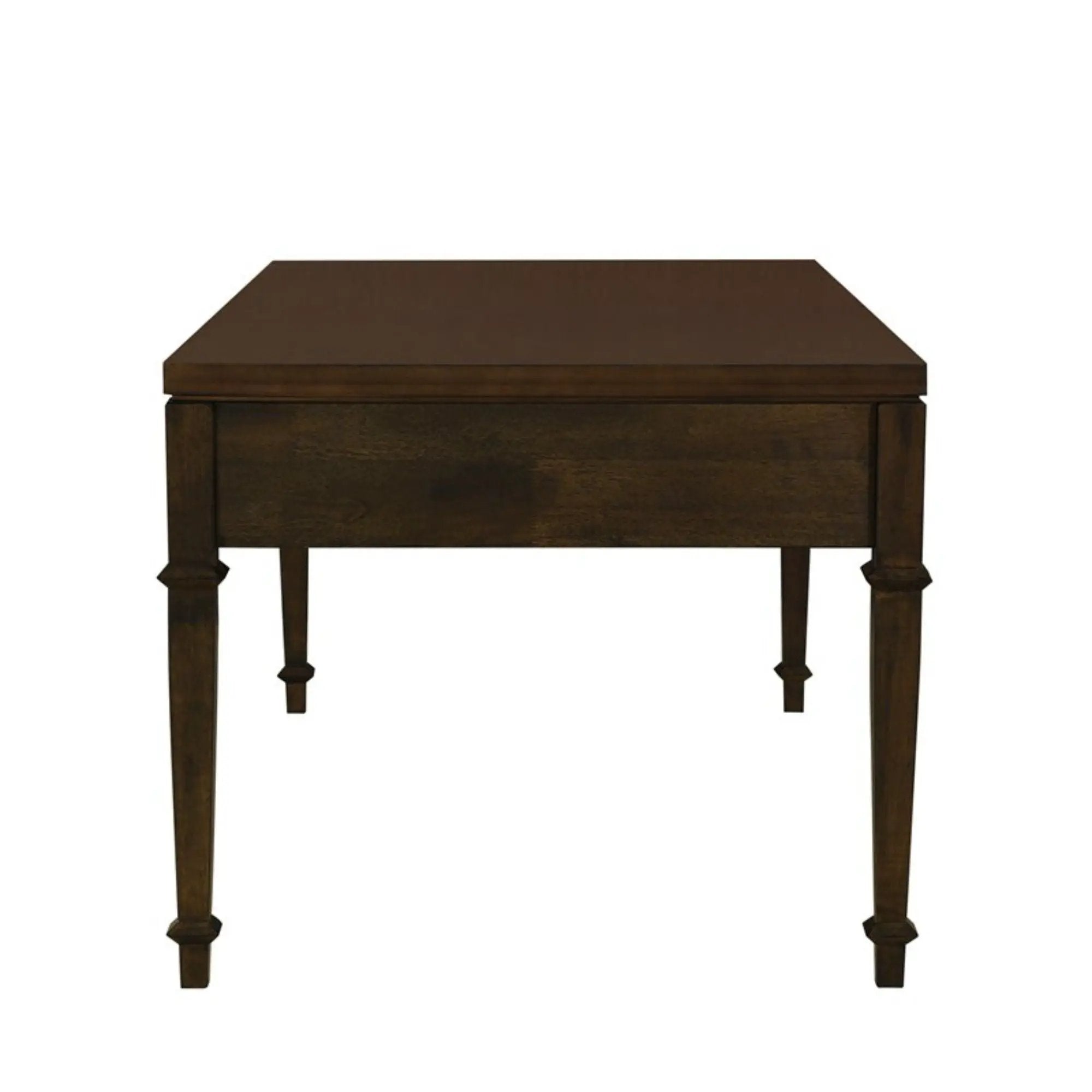 Fluted 2 Drawer Coffee Table - Brown by HouseOfZazla