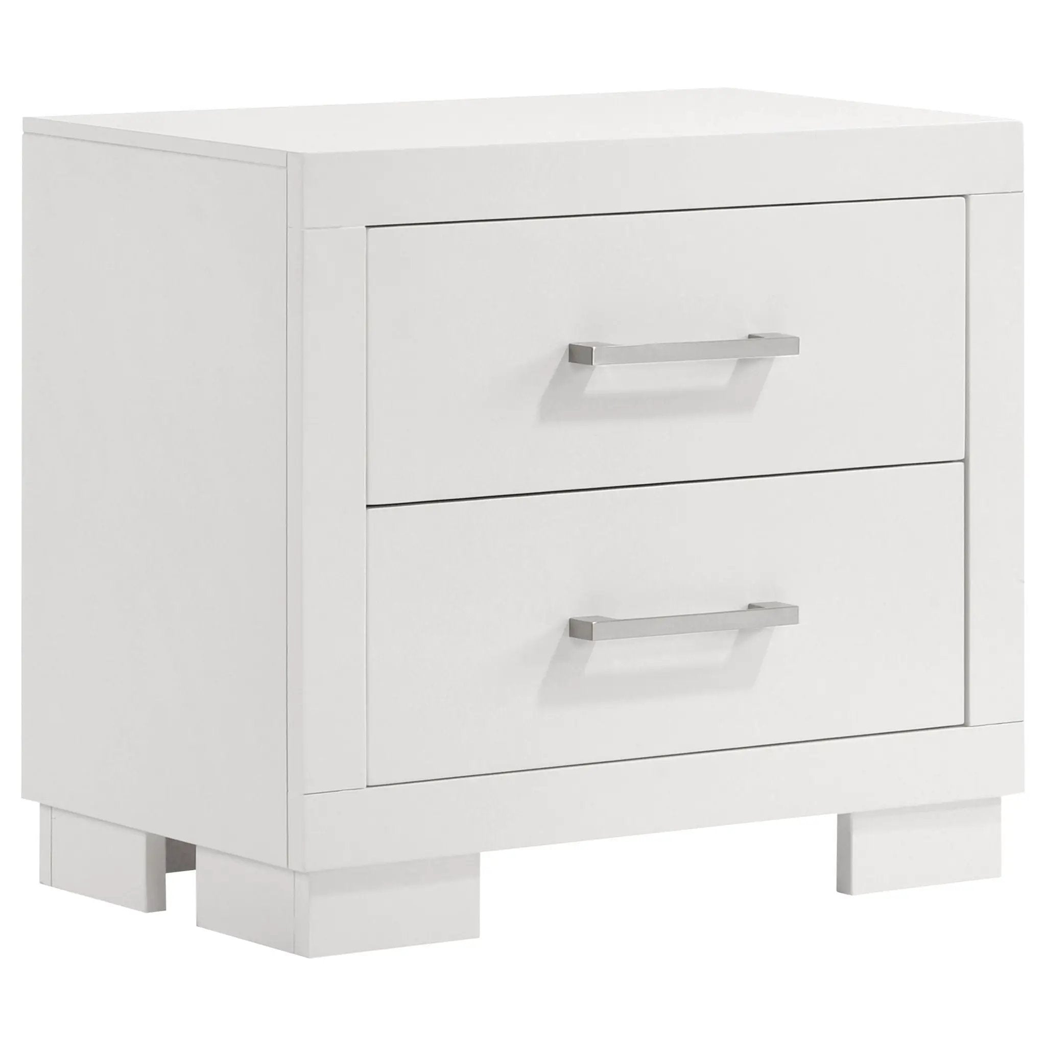 Jessica 4-piece Queen LED Bedroom Set Snow White by Unique Piece Furniture