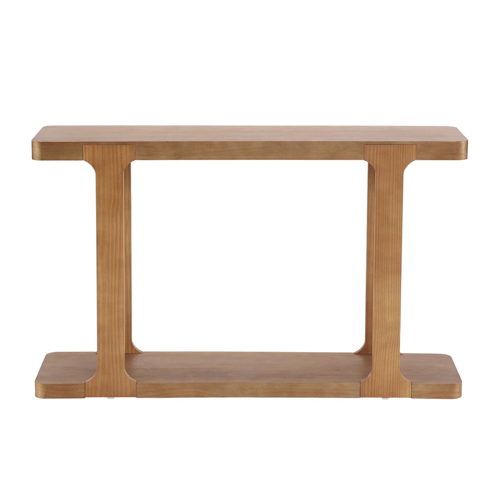 Console Table & Bottom Shelf - Walnut by HouseOfZazla