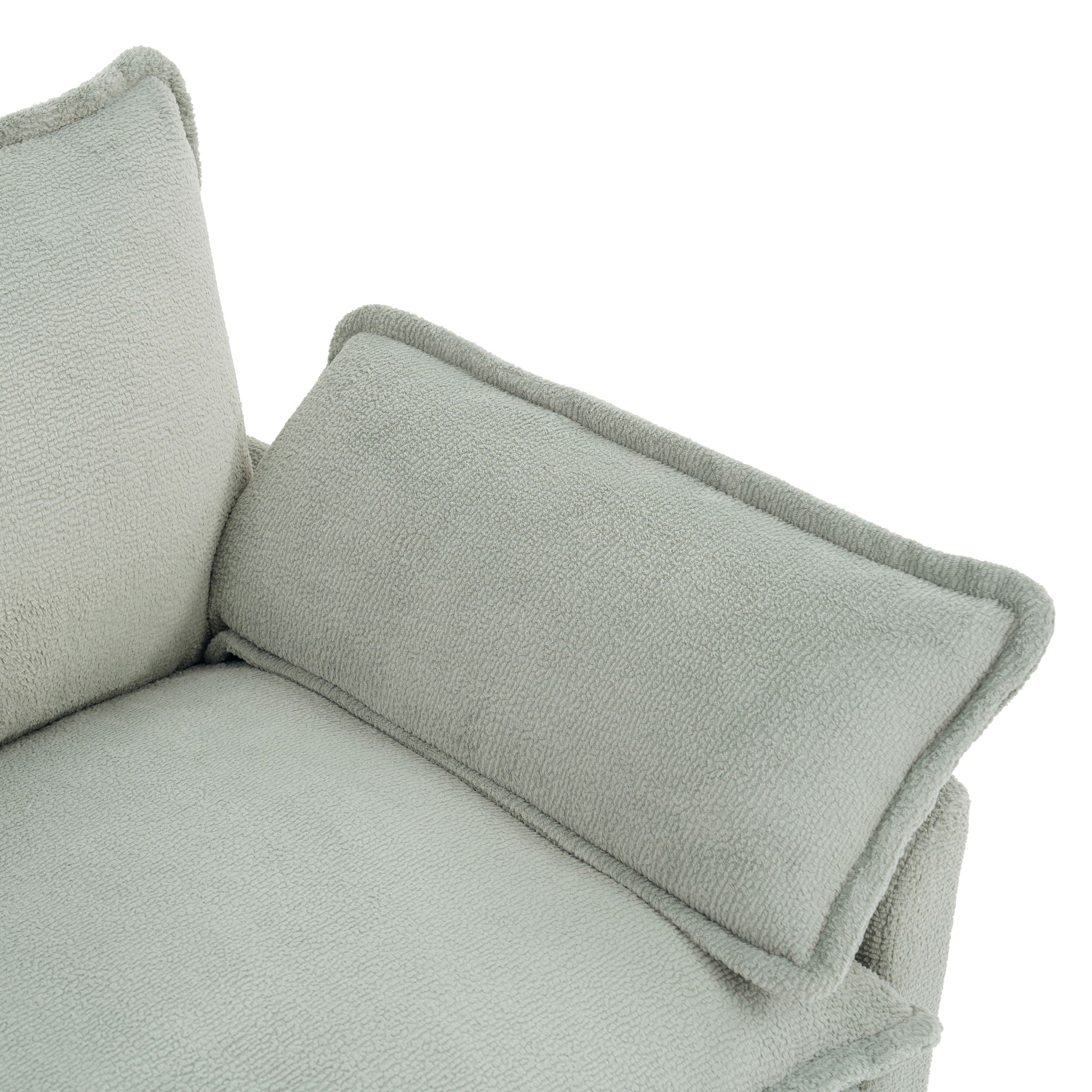 Modern Sofa Set With Double Layer Cushion And Side Storage Pockets by HouseOfZazla